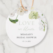 ラブイン開花ブライダルシャワーありがとう好意 フェイバータグ (正面)