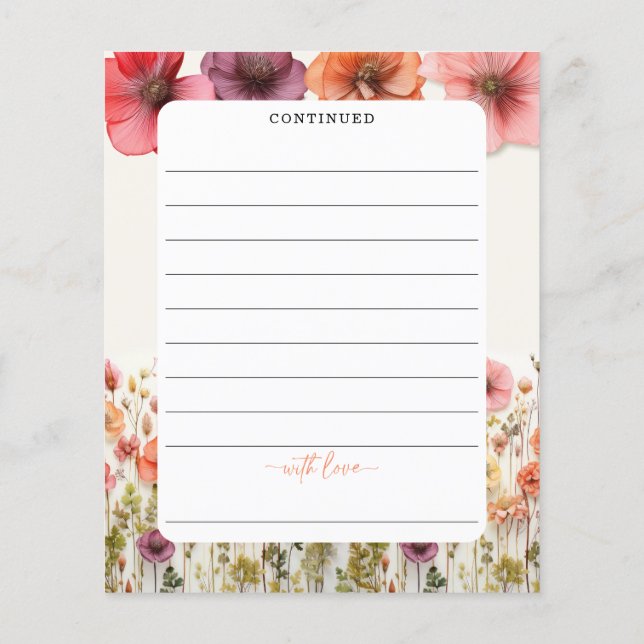 ラブイン開花ブライダルシャワーアドバイスフォーザブライド (裏面)