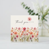 ラブイン開花ブライダルシャワーフラットサンキューカード サンキューカード (スタンド正面)