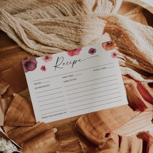 ラブイン開花ブライダルシャワーレシピ