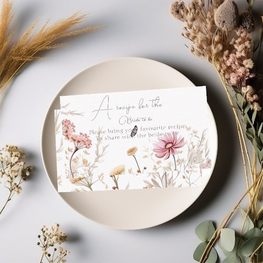 ラブイン開花ブライダルシャワー エンクロージャーカード