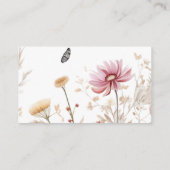 ラブイン開花ブライダルシャワー エンクロージャーカード (裏面)