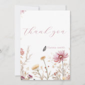ラブイン開花ブライダルシャワー サンキューカード (正面)