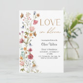 ラブイン開花ブライダルシャワー 招待状 (スタンド正面)