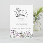 ラブイン開花ブライダルシャワー 招待状 (スタンド正面)