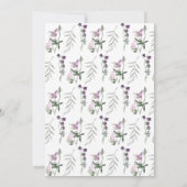 ラブイン開花ブライダルシャワー 招待状 (裏面)