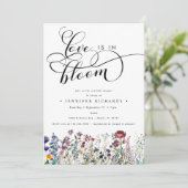 ラブイン開花ブライダルシャワー 招待状 (スタンド正面)