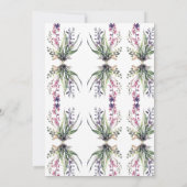 ラブイン開花ブライダルシャワー 招待状 (裏面)