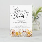 ラブイン開花ブライダルシャワー 招待状 (スタンド正面)