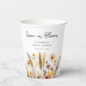 ラブイン開花ブライダルシャワー 紙コップ (正面)