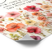 ラブイン開花ブライダルミモササイン ポスター (角)