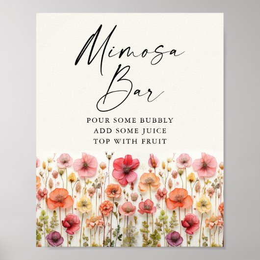 ラブイン開花ブライダルミモササイン ポスター (正面)