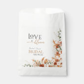ラブイン開花ボホシックテラコッタブライダルシャワー フェイバーバッグ (正面)