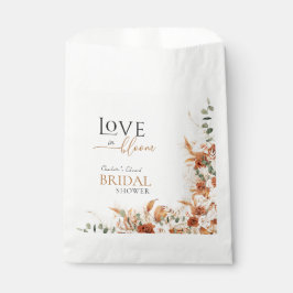 ラブイン開花ボホシックテラコッタブライダルシャワー フェイバーバッグ