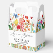 ラブイン開花ワイルドフラワーブライダルシャワー フェイバーボックス (オープン)