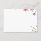 ラブイン開花ワイルドフラワーレシピカード エンクロージャーカード (裏面)