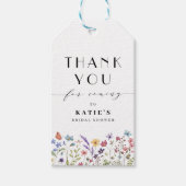 ラブイン開花春サマーフローラブライダルシャワー ギフトタグ (正面)