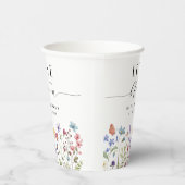 ラブイン開花春サマーフローラブライダルシャワー 紙コップ (右)