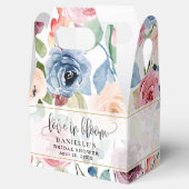 ラブイン開花水彩花ブライダルシャワー フェイバーボックス (オープン)