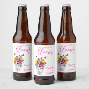 ラブイン開花結婚フローラ ビールラベル