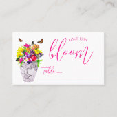 ラブイン開花結婚フローラ プレイスカード (正面)