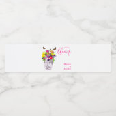 ラブイン開花結婚フローラ ペットボトルラベル (シングルラベル)
