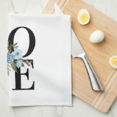 ラブウィズフラワーズデザイン キッチンタオル (四つ折り)