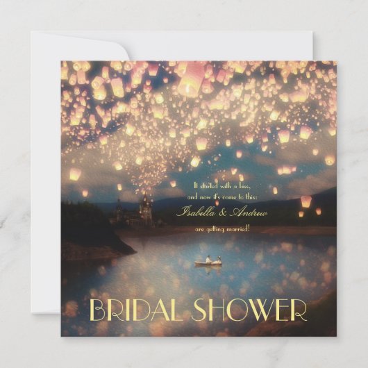 ラブウィッシュランタン 招待状 (正面)