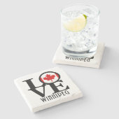 ラブウィニペグ ストーンコースター (横)