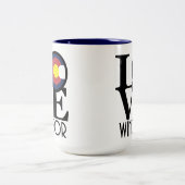ラブウィンザーコロラド15oz ツートーンマグカップ (中央)