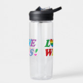 ラブウィンズレインボーハート ウォーターボトル (左面)