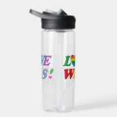 ラブウィンズレインボーハート ウォーターボトル (右面)