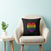 ラブウィンズレインボーハート クッション (椅子)