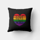 ラブウィンズレインボーハート クッション (裏面)