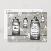 ラブウィンターバーンウエディングズザデイト 案内ポストカード (正面/裏面)