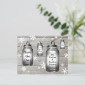 ラブウィンターバーンウエディングズザデイト 案内ポストカード (スタンド正面)