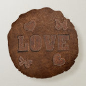 ラブウェスタンスタイル ラウンドクッション (裏面)