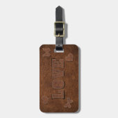 ラブウェスタンスタイル ラゲッジタグ (正面縦)