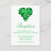 ラブウェディングレセプション エンクロージャーカード (正面)