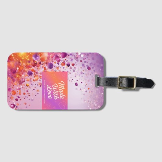 ラブウォッチ製 ラゲッジタグ (正面横)