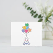 ラブウォーターカラーかわいい ポストカード (スタンド正面)