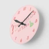 ラブウォール時計の公式 ラウンド壁時計 (傾斜)