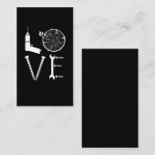 ラブウッドワーキングツールパパランバージャック職人 名刺 (正面/裏面)