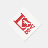 ラブウマ スタンダードカクテルナプキン (角)