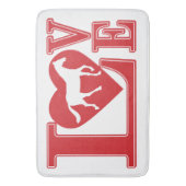 ラブウマ バスマット (正面縦)