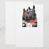 ラブウマ 便箋 (正面/裏面)