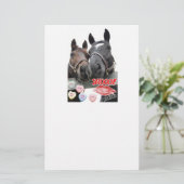 ラブウマ 便箋 (スタンド正面)