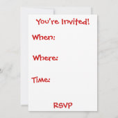 ラブウマ 招待状 (裏面)