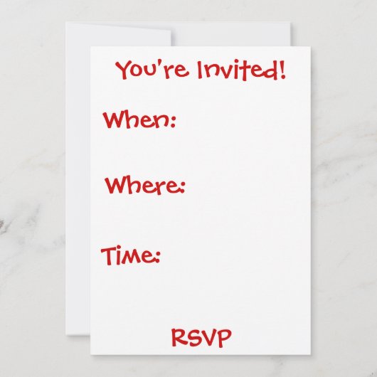 ラブウマ 招待状 (裏面)