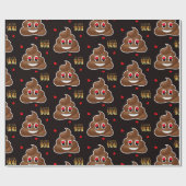 ラブウンチ絵文字バレンタインデーのラッピング紙 ラッピングペーパー (フラット)